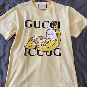 Gucci x Bananya printed short-sleeve T-shirt